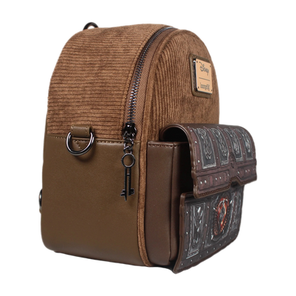Pirates of the Caribbean Davy Jones Dead Man's Chest Convertible Mini Backpack Loungefly Disney