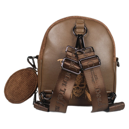 Pirates of the Caribbean Davy Jones Dead Man's Chest Convertible Mini Backpack Loungefly Disney