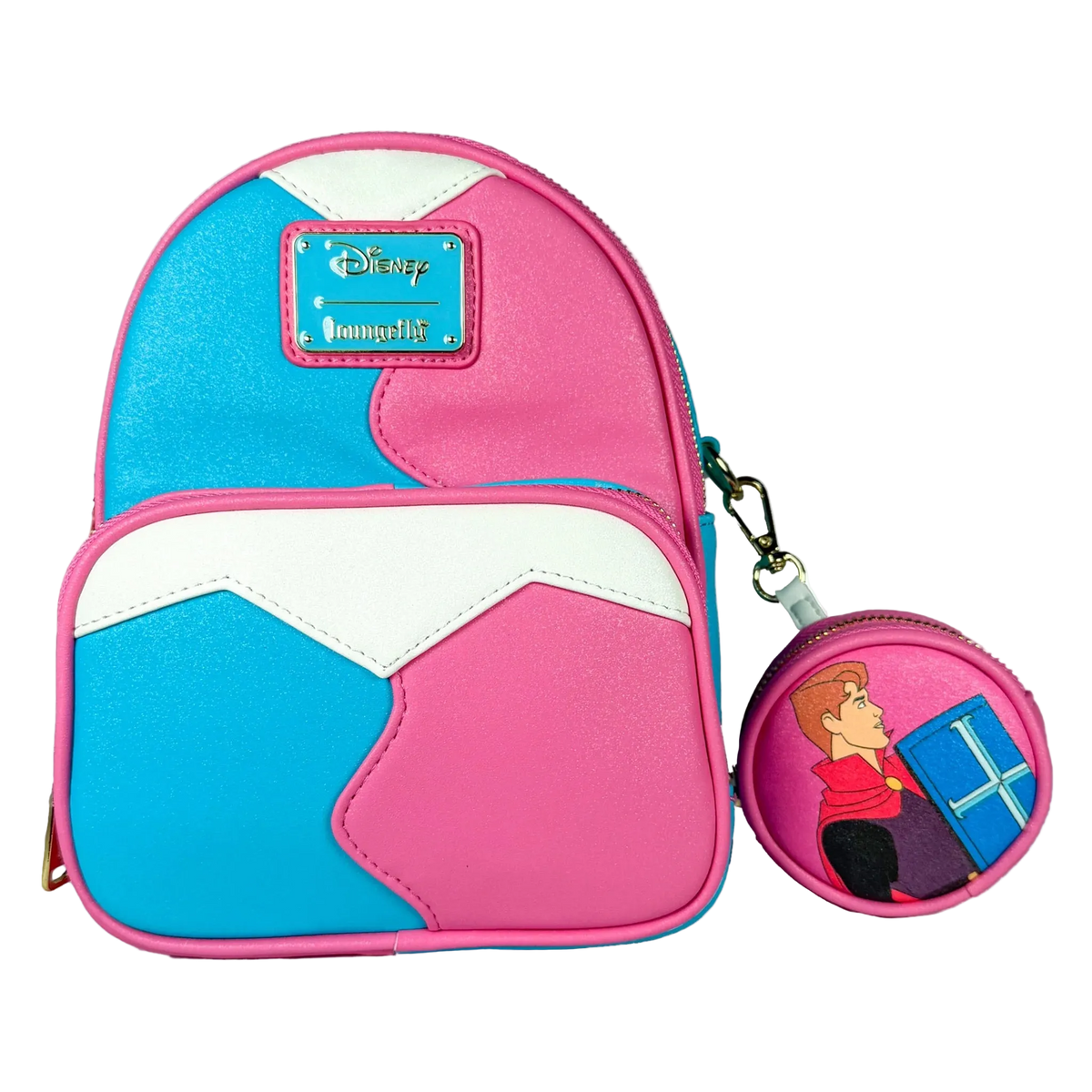 Sleeping Beauty Make It Pink Make It Blue Convertible Mini Backpack Exclusive Loungefly Disney
