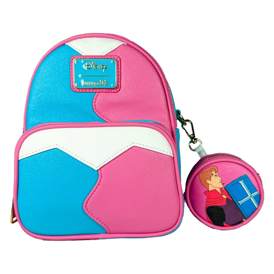 Sleeping Beauty Make It Pink Make It Blue Convertible Mini Backpack Exclusive Loungefly Disney