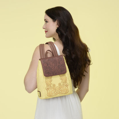 Beauty and the Beast Princess Belle Quilted Bucket Mini Backpack