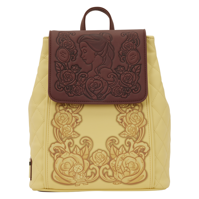 Beauty and the Beast Princess Belle Quilted Bucket Mini Backpack