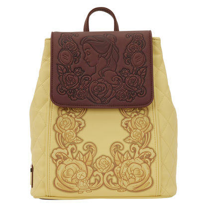 Beauty and the Beast Princess Belle Quilted Bucket Mini Backpack
