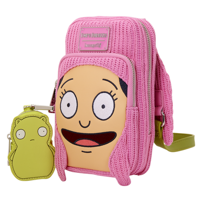 Loungefly Bob's Burgers Louise Cosplay Cell Phone Crossbody Bag with Glow Coin Bag