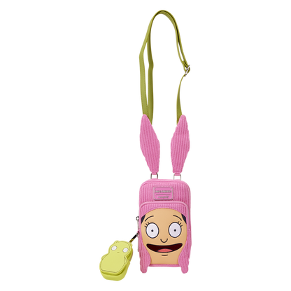 Loungefly Bob's Burgers Louise Cosplay Cell Phone Crossbody Bag with Glow Coin Bag
