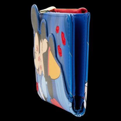 Brave Little Tailor Mickey Mouse and Minnie Mouse Flap Wallet Loungefly Disney