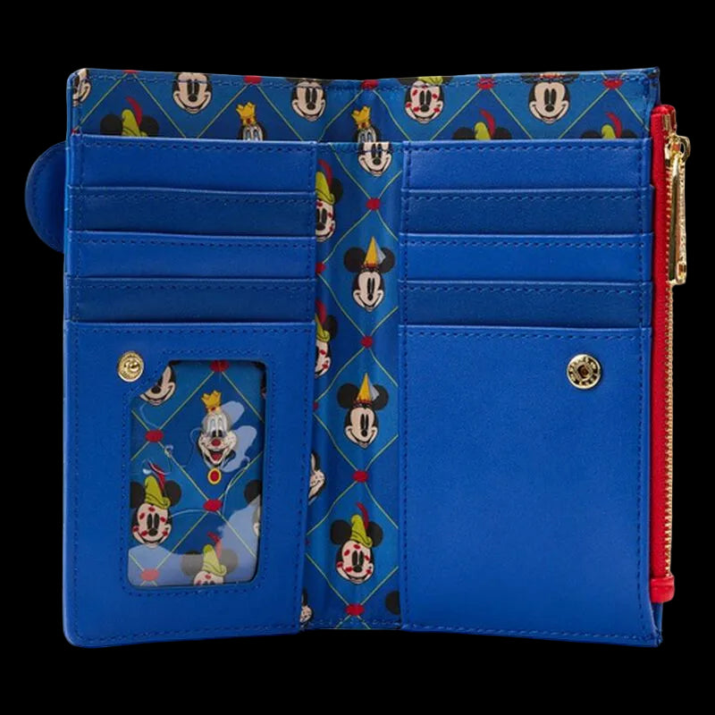 Brave Little Tailor Mickey Mouse and Minnie Mouse Flap Wallet Loungefly Disney