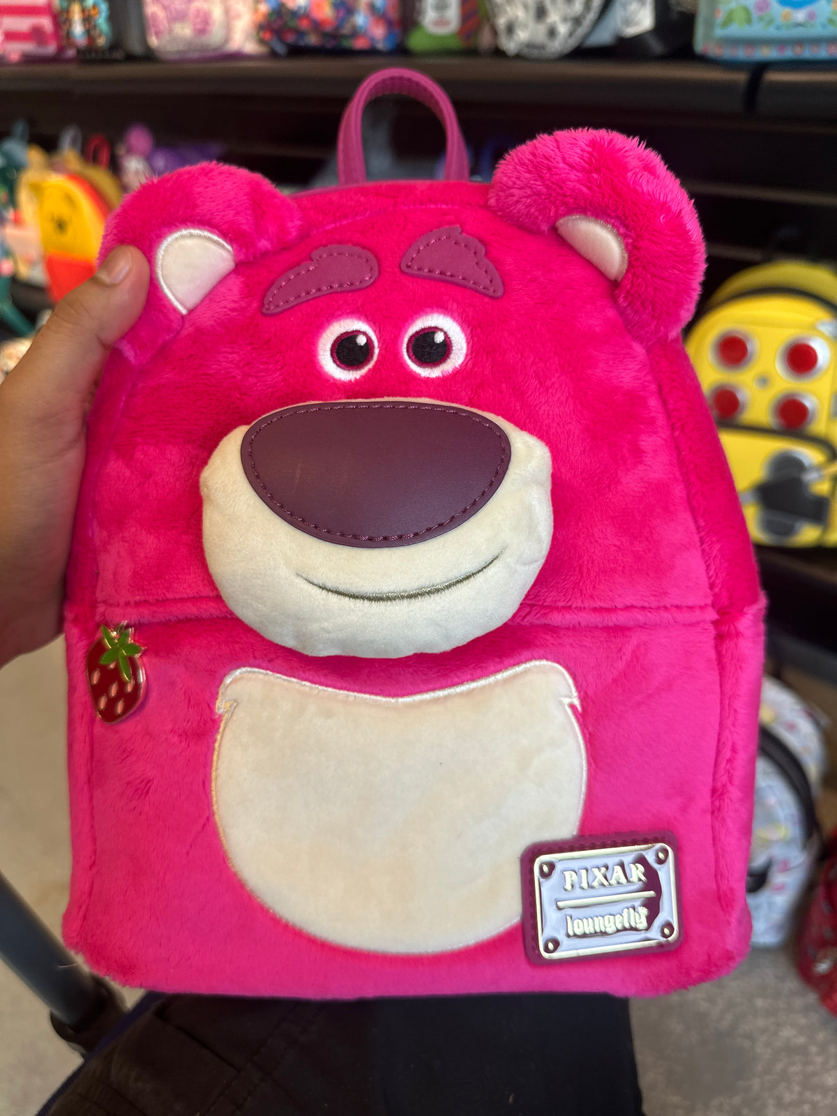 Toy Story Lotso Cosplay Plush Mini Backpack