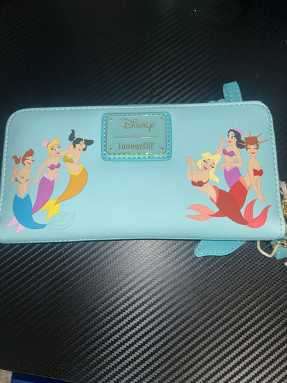The Little Mermaid Lenticular Zip-Around Wristlet Wallet