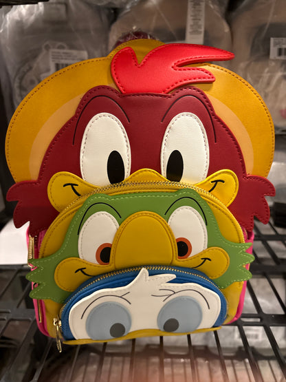Three Caballeros Figural Mini Backpack