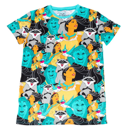 CakeWorthy Disney Pocahontas All Over Print T-Shirt