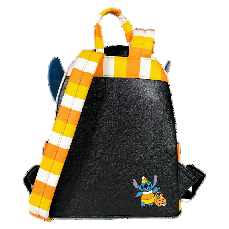 Backpack with cartoon character design on a white background