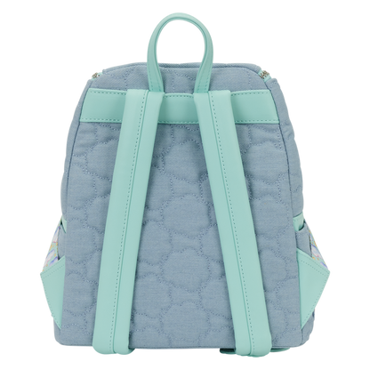 Loungefly Care Bears x Sesame Street Denim Mini Backpack with Star Coin Bag