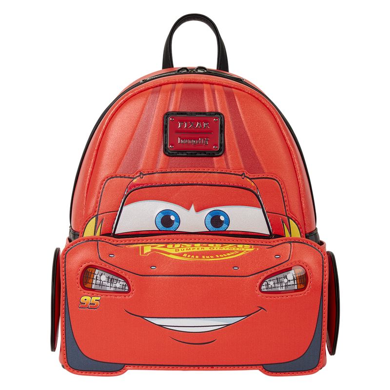 Lightning McQueen Cosplay Light-Up Mini Backpack Loungefly Disney Pixar Cars 20th Anniversary