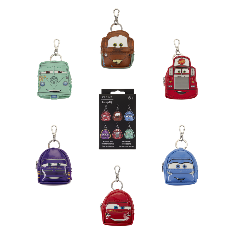 Cars 20th Anniversary Mystery Mini Backpack Keychain Charm Loungefly Disney Pixar
