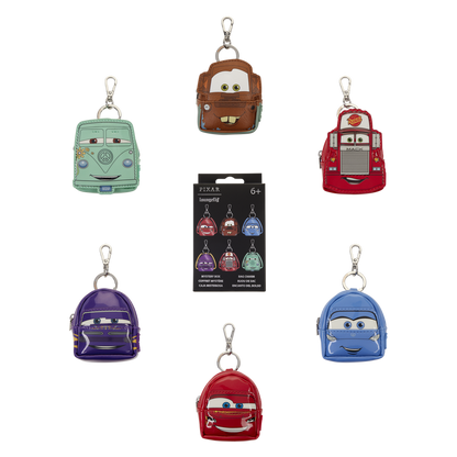 Cars 20th Anniversary Mystery Mini Backpack Keychain Charm Loungefly Disney Pixar