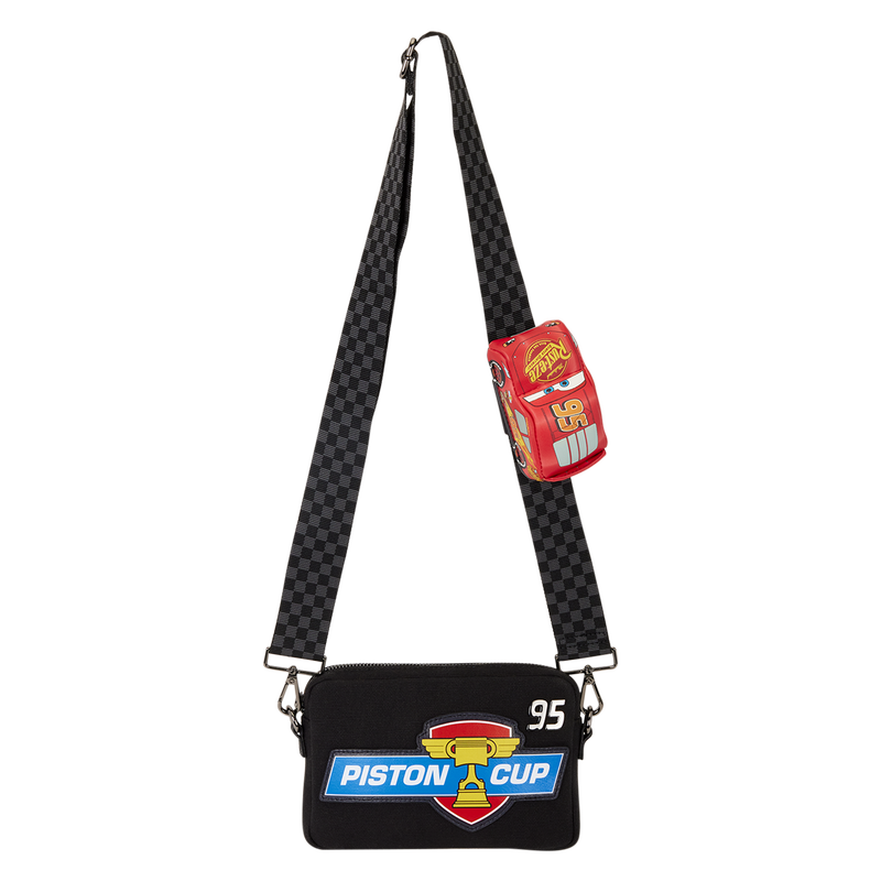 Cars 20th Anniversary Piston Cup Sling Crossbody Bag Loungefly Disney Pixar