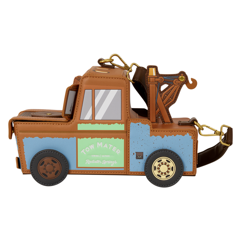 Tow Mater Figural Crossbody Bag Loungefly Disney Pixar Cars 20th Anniversary