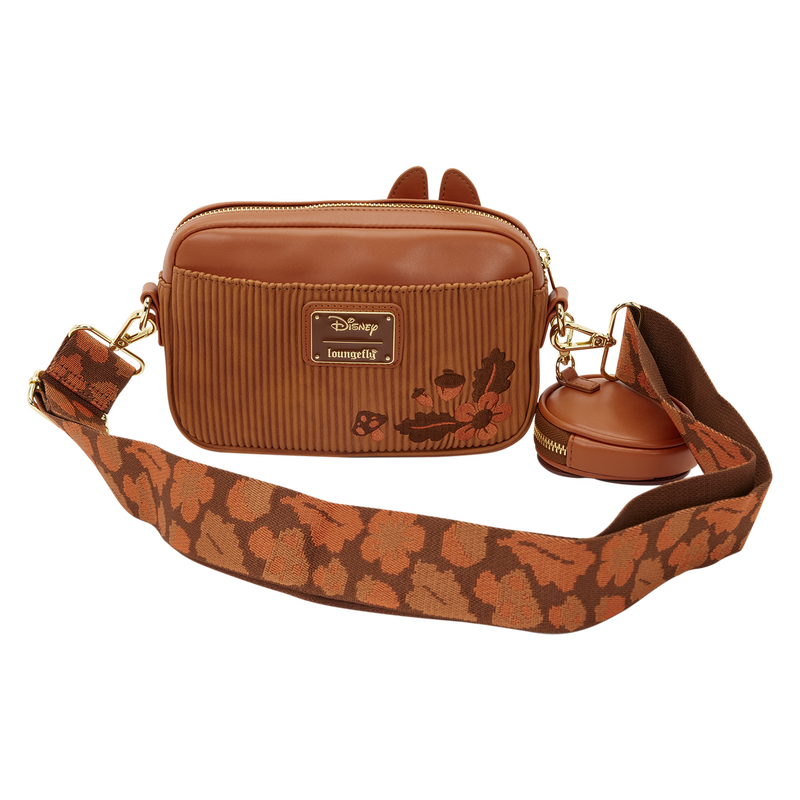 Loungefly Disney Chip 'n' Dale Sling Crossbody Bag with Acorn Coin Bag