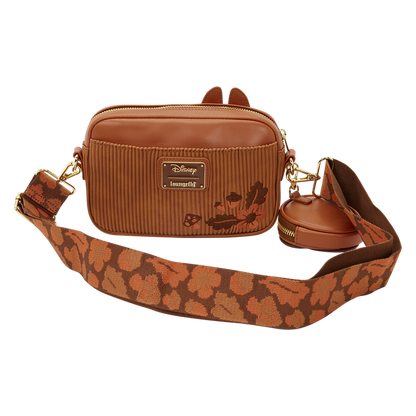 Loungefly Disney Chip 'n' Dale Sling Crossbody Bag with Acorn Coin Bag