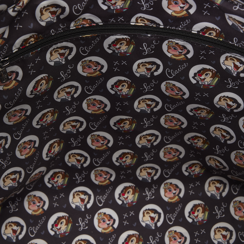 Loungefly Disney Chip 'n' Dale Two Chips & a Miss Tote Bag with Coin Bag