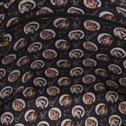 Loungefly Disney Chip 'n' Dale Two Chips & a Miss Tote Bag with Coin Bag