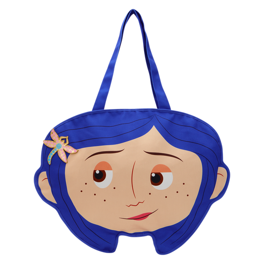 Coraline Cosplay Canvas Tote Bag