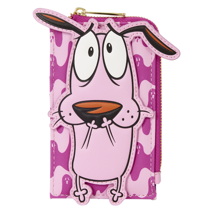 Courage the Cowardly Dog Zip Around Card Holder Loungefly Cartoon Network