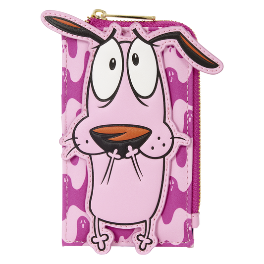 Courage the Cowardly Dog Zip Around Card Holder Loungefly Cartoon Network
