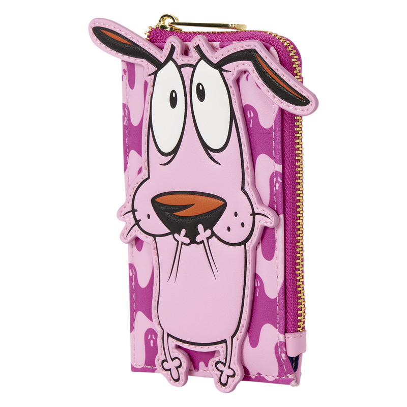Courage the Cowardly Dog Zip Around Card Holder Loungefly Cartoon Network