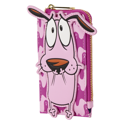 Courage the Cowardly Dog Zip Around Card Holder Loungefly Cartoon Network