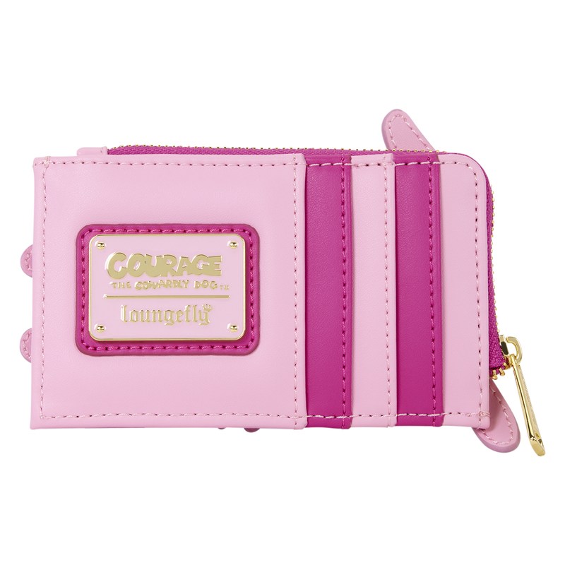 Courage the Cowardly Dog Zip Around Card Holder Loungefly Cartoon Network