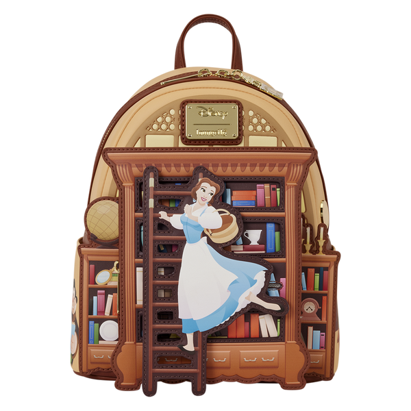 Beast Belle Book Shop D23 Exclusive Mini Backpack Loungefly Disney Beauty and the