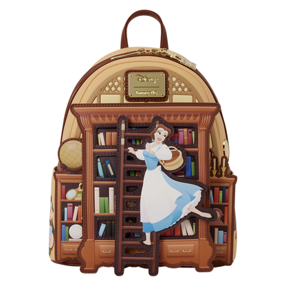Beast Belle Book Shop D23 Exclusive Mini Backpack Loungefly Disney Beauty and the