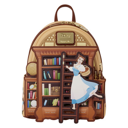 Beast Belle Book Shop D23 Exclusive Mini Backpack Loungefly Disney Beauty and the