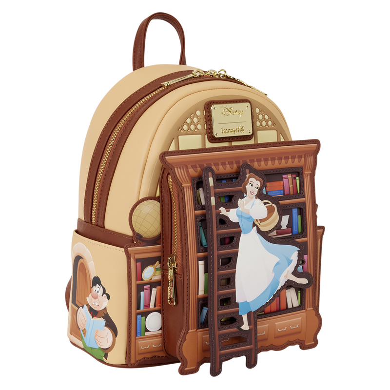 Beast Belle Book Shop D23 Exclusive Mini Backpack Loungefly Disney Beauty and the