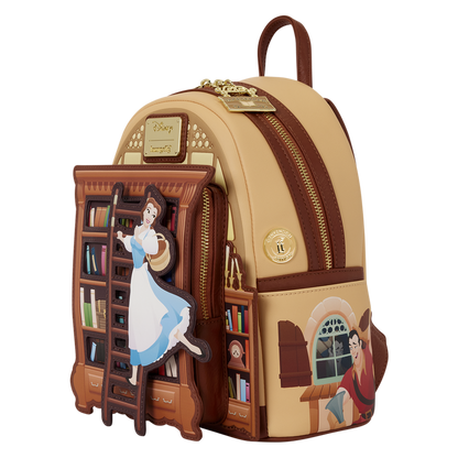Beast Belle Book Shop D23 Exclusive Mini Backpack Loungefly Disney Beauty and the