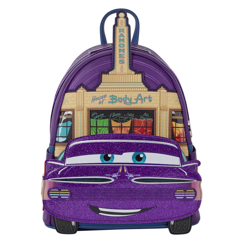 D23 Edition Cars Ramone Cosplay Glow Mini Backpack Loungefly