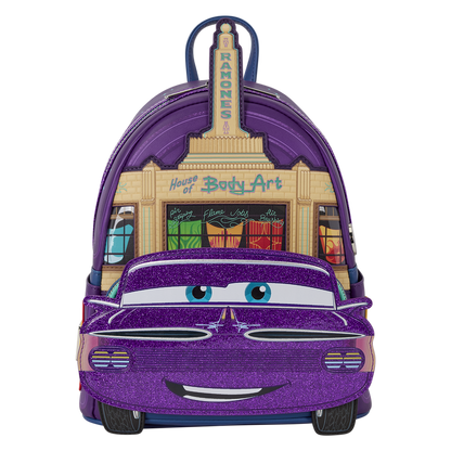 D23 Edition Cars Ramone Cosplay Glow Mini Backpack Loungefly