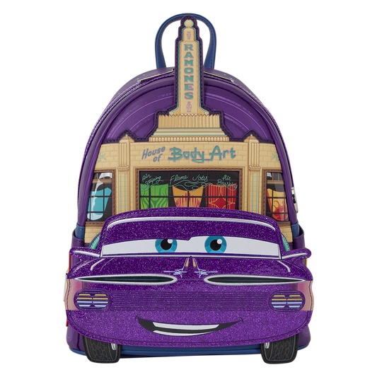 D23 Edition Cars Ramone Cosplay Glow Mini Backpack Loungefly