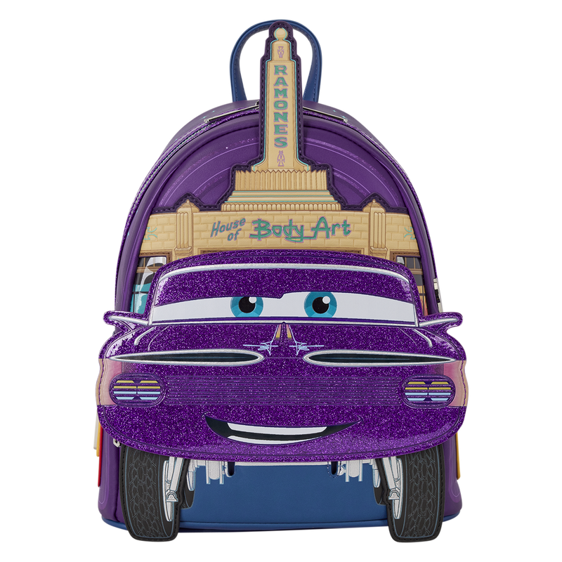 D23 Edition Cars Ramone Cosplay Glow Mini Backpack Loungefly