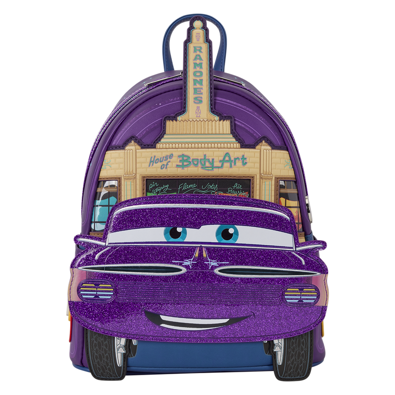 D23 Edition Cars Ramone Cosplay Glow Mini Backpack Loungefly