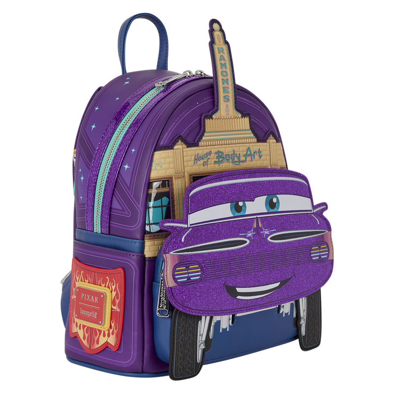 D23 Edition Cars Ramone Cosplay Glow Mini Backpack Loungefly