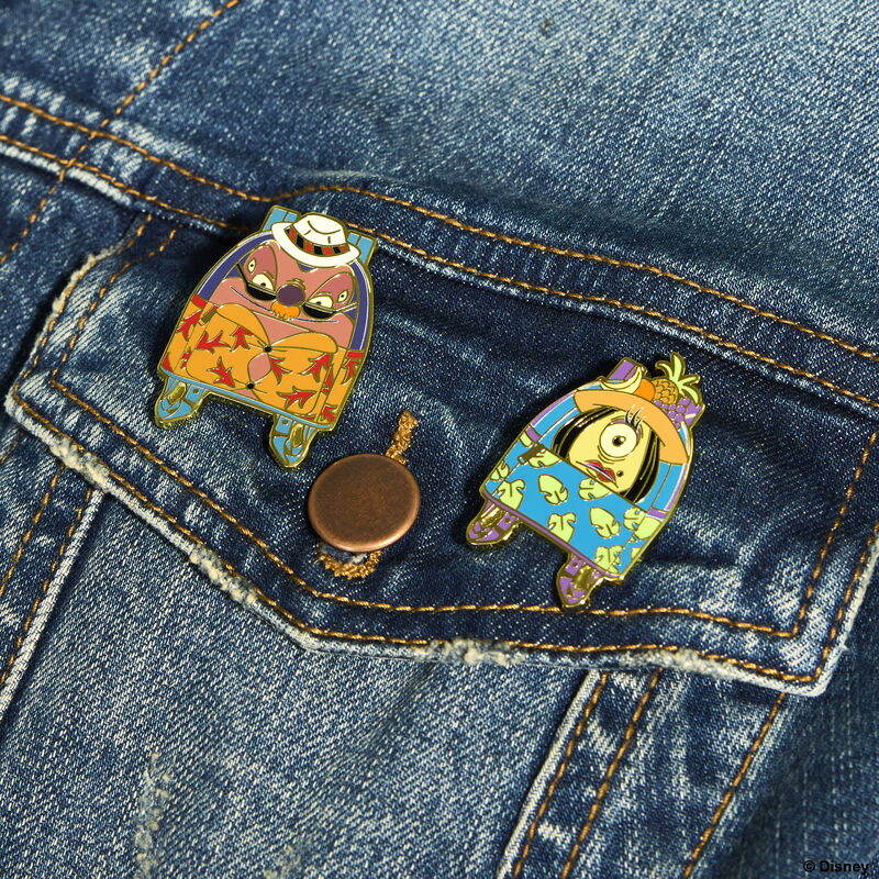 D23 Edition Lilo & Stitch Jumba and Pleakley 2-Pack Pin Set Loungefly