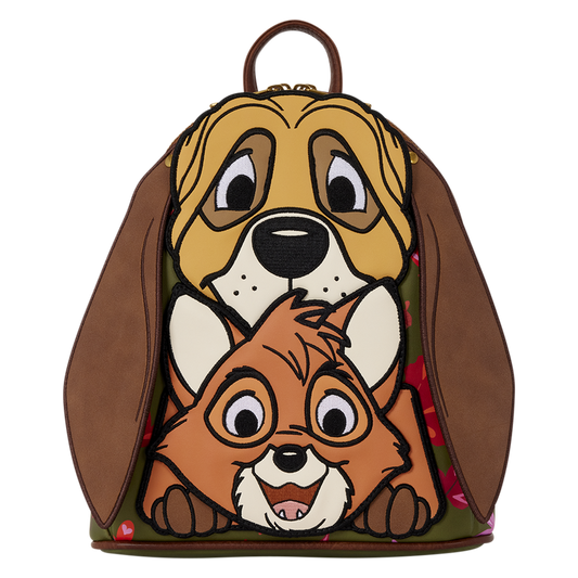 Loungefly D23 Exclusive The Fox and the Hound Tod & Copper Cosplay Mini Backpack