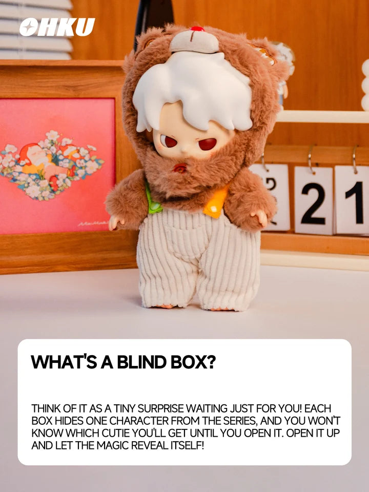 Dream Boy Spring Outing Bear Vinyl Doll | 10" Collectible Figure