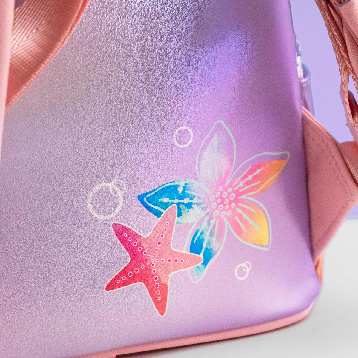 Ariel Soft Floral Mini Backpack Exclusive Loungefly Disney The Little Mermaid