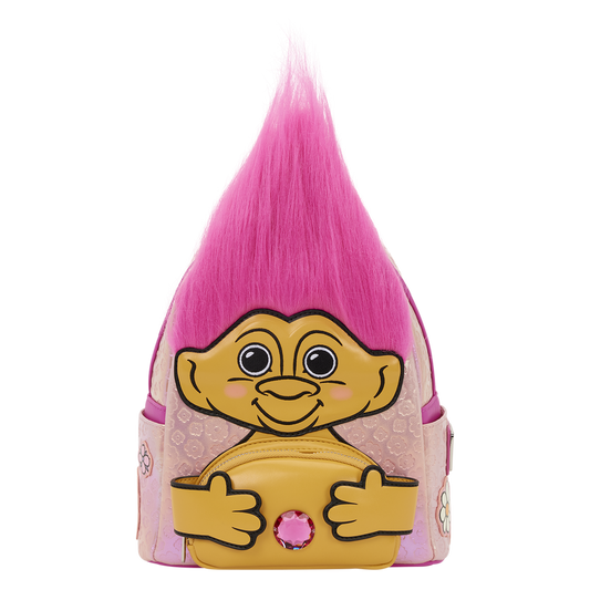 Classic Good Luck Trolls Iridescent Cosplay Mini Backpack front