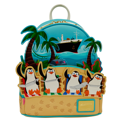 DreamWorks Madagascar Penguins Beach UV Reactive Mini Backpack