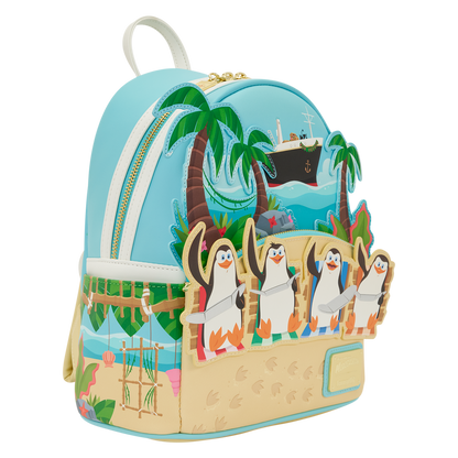 DreamWorks Madagascar Penguins Beach UV Reactive Mini Backpack